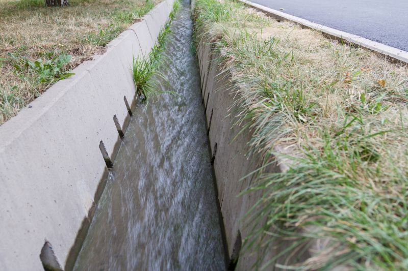 Drainage Ditch Installation