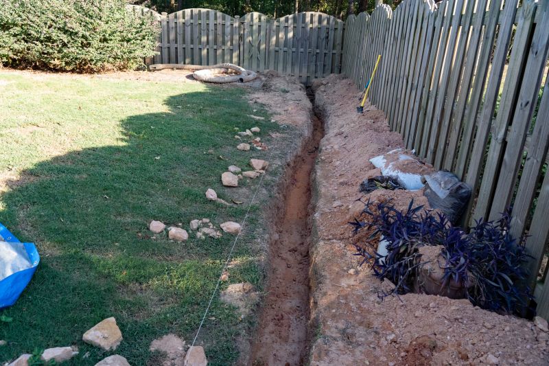 Drainage Ditch Installation