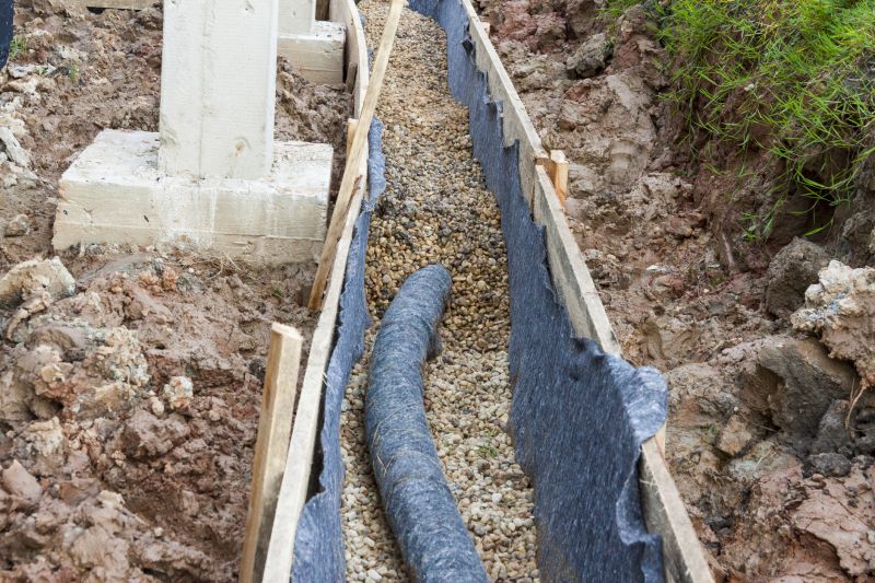 Drainage Ditch Installation